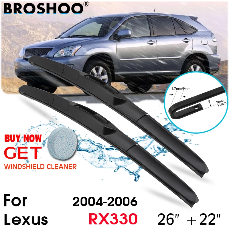 Car Wiper Blade Front Window Windscreen Windshield Wiper Blades J hook Auto Accessories For Lexus RX330 26"+22" 2004-2006
Car Wiper Blade Front Window Windscreen Windshield Wiper Blades J hook Auto Accessories For Lexus RX330 26"+22" 2004-2006
