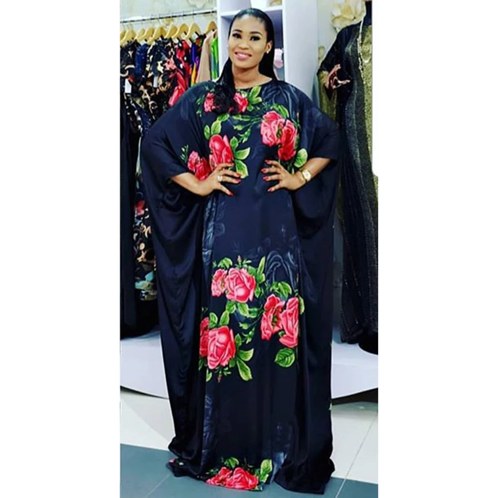 Free Size African Clothes For Women Dashiki Rose Print Africaine Femme Long Maxi Dress Batwing Sleeve Ankara Outfit Muslim Style
Free Size African Clothes For Women Dashiki Rose Print Africaine Femme Long Maxi Dress Batwing Sleeve Ankara Outfit Muslim Style