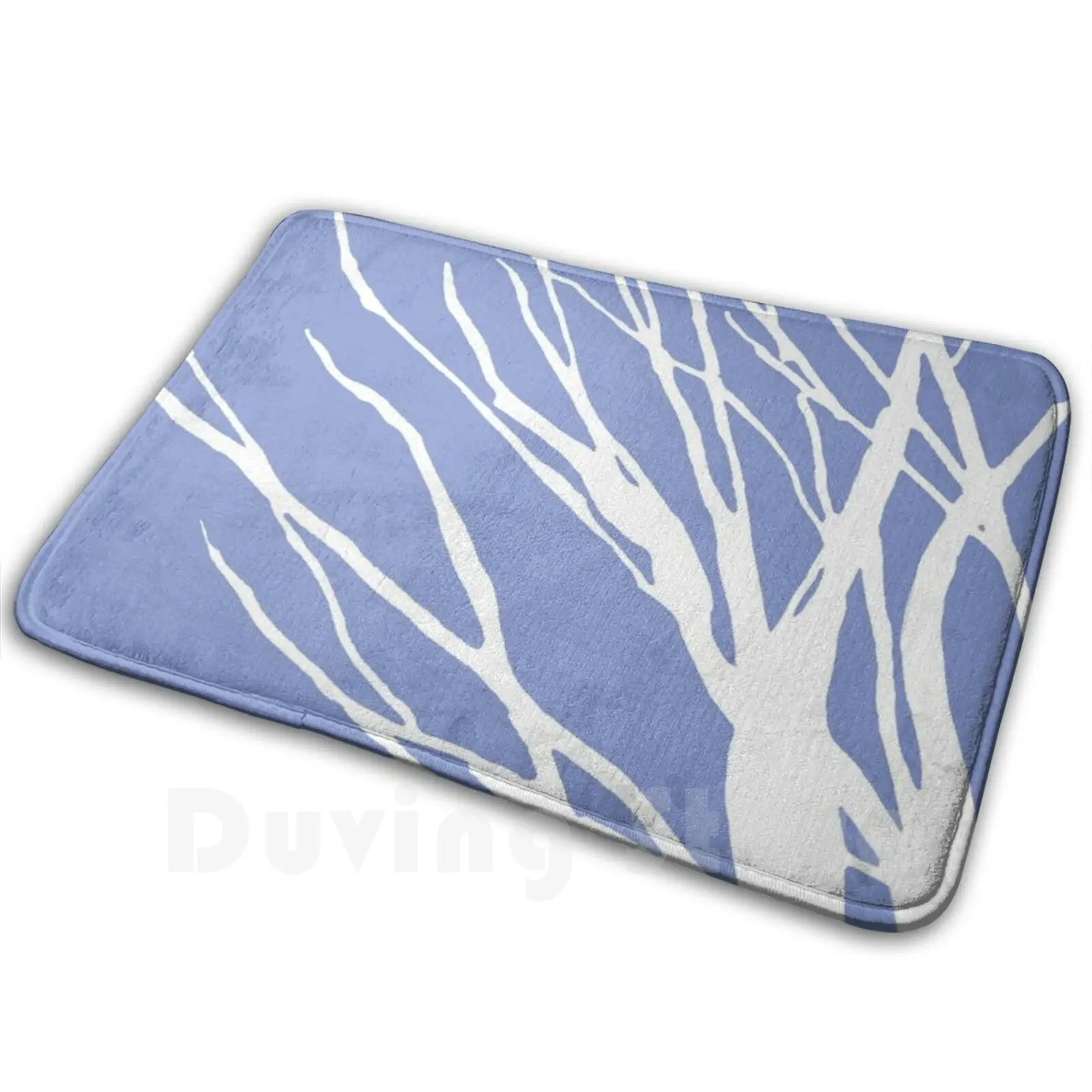 Periwinkle Blues Mat Rug Carpet Anti-Slip Floor Mats Bedroom Periwinkle Blue Tree Silhouette White Nature Modern Contemporary
Periwinkle Blues Mat Rug Carpet Anti-Slip Floor Mats Bedroom Periwinkle Blue Tree Silhouette White Nature Modern Contemporary