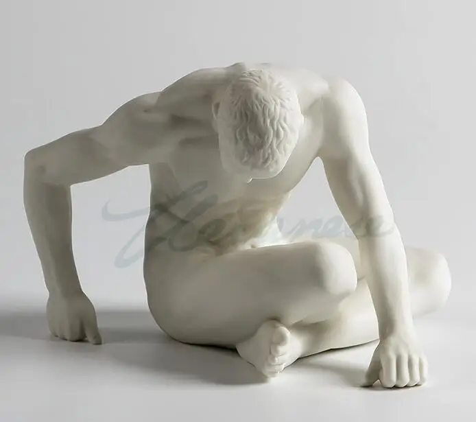 Ceramic decoration frosted simple modern naked male sculpture birthday gift art home decoration sales
Ceramic decoration frosted simple modern naked male sculpture birthday gift art home decoration sales