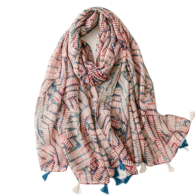 2022 Spring Geometry Print Tassel Scarf Shawls Long Women Head Wrap Hijab Scarves Free Shipping
2022 Spring Geometry Print Tassel Scarf Shawls Long Women Head Wrap Hijab Scarves Free Shipping