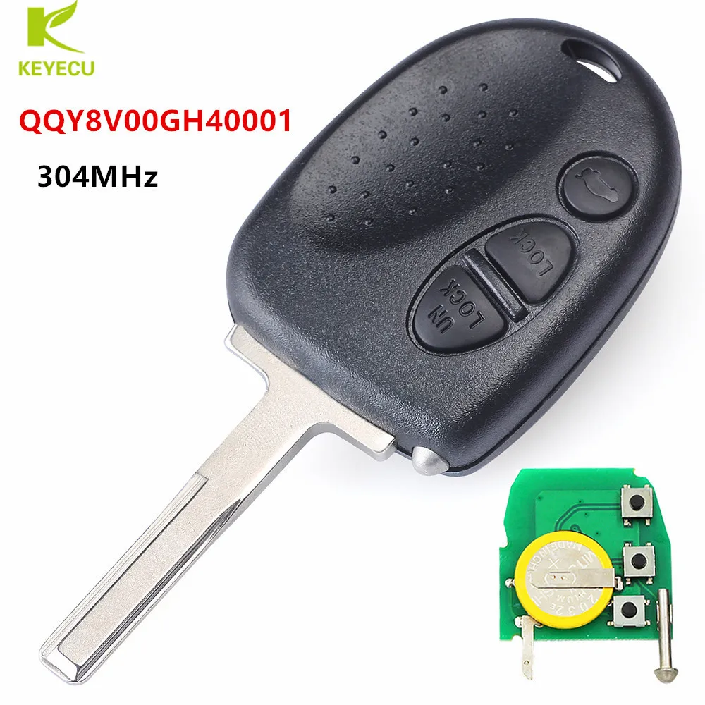 KEYECU Замена дистанционного ключа Fob 3 кнопки 304 МГц для Pontiac GTO 2004 2005 2006 FCC: QQY8V00GH40001
KEYECU Замена дистанционного ключа Fob 3 кнопки 304 МГц для Pontiac GTO 2004 2005 2006 FCC: QQY8V00GH40001