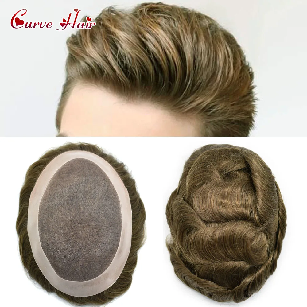 Male Toupee Hairpieces Natural Looking Human Remy Hair Durable Fine Mono Lace Black Color Men Replacement System
Male Toupee Hairpieces Natural Looking Human Remy Hair Durable Fine Mono Lace Black Color Men Replacement System