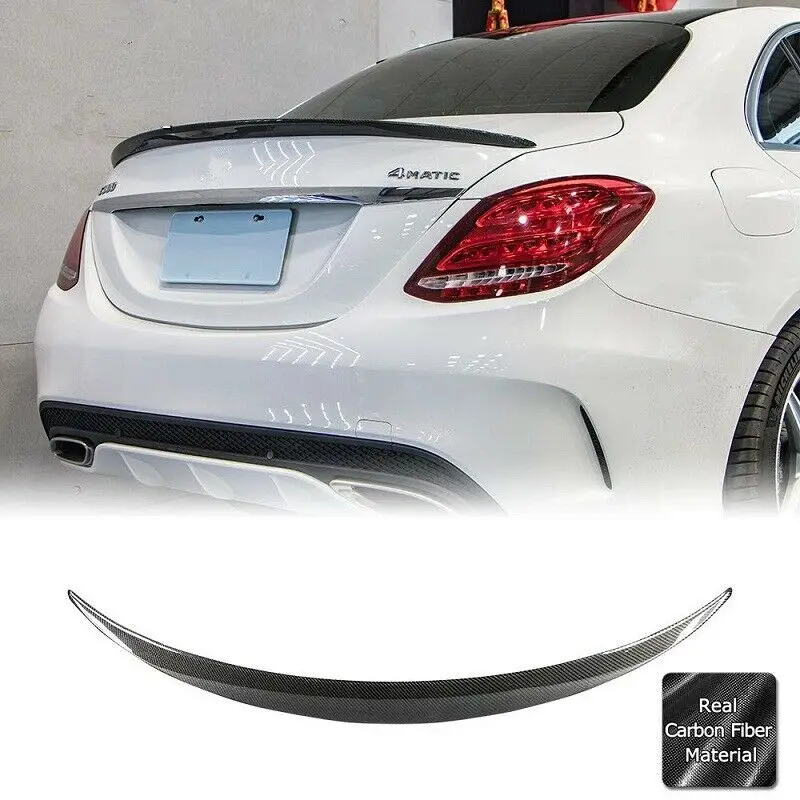Carbon Fiber Rear Spoiler Fit For Mercedes W205 C63 C43 C450 4 Door 2015-19 (AMG Style)
Carbon Fiber Rear Spoiler Fit For Mercedes W205 C63 C43 C450 4 Door 2015-19 (AMG Style)