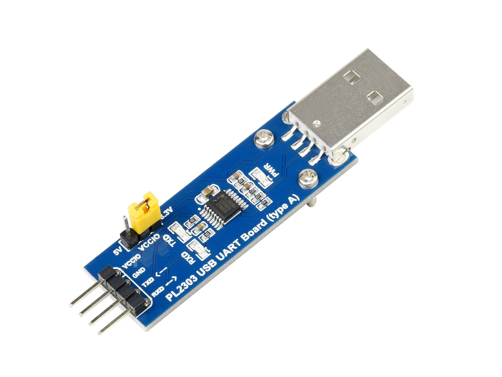 Модуль связи PL2303 USB в UART (TTL) V2, USB-A коннектор, использует PL2303, совместим с логическим уровнем 1,8 в/2,5 в/3,3 В/5 В
Модуль связи PL2303 USB в UART (TTL) V2, USB-A коннектор, использует PL2303, совместим с логическим уровнем 1,8 в/2,5 в/3,3 В/5 В