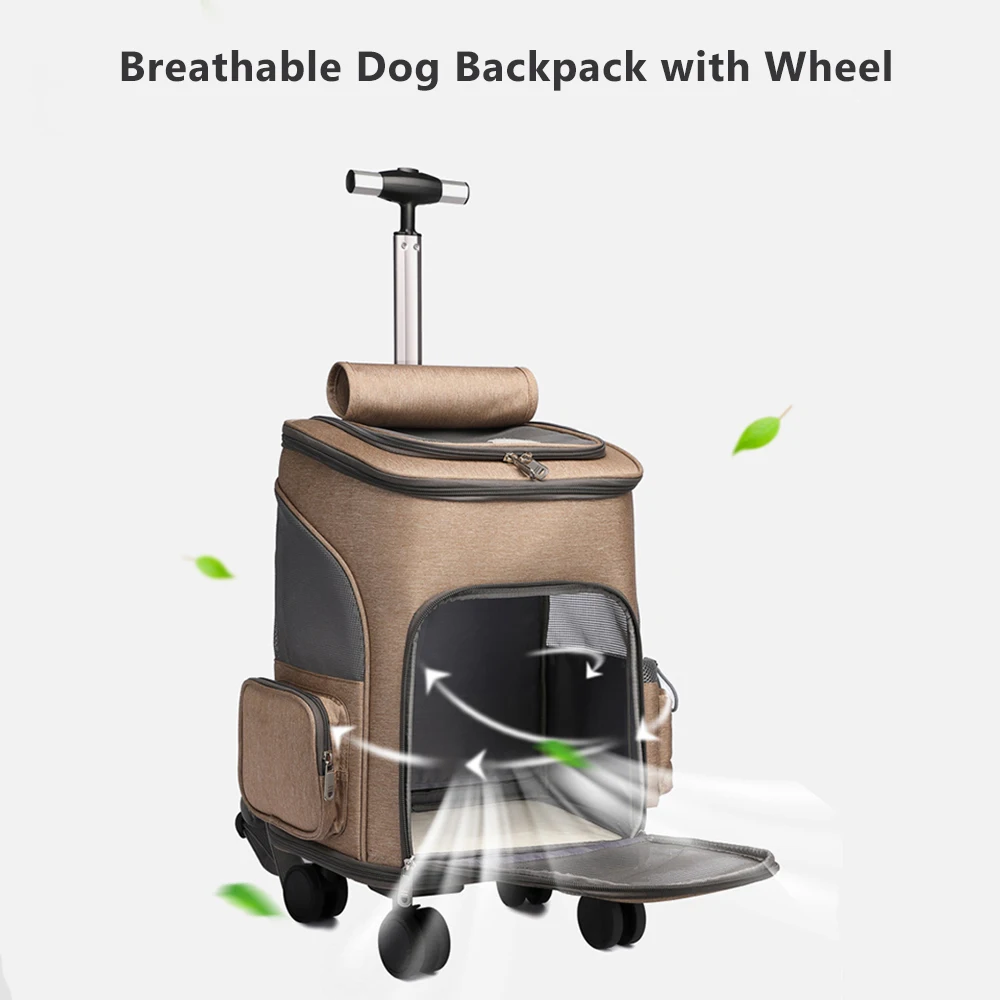 Dog Carrier Backpack with Wheels Travel Luxury Dog Cat Carrier Dog Stroller Pet Rolling Carrier Dog Backpack Dog Accessories
Dog Carrier Backpack with Wheels Travel Luxury Dog Cat Carrier Dog Stroller Pet Rolling Carrier Dog Backpack Dog Accessories