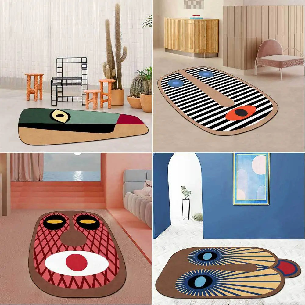 3D Irregular Abstract Face Carpets for Living Room Bedroom,Kids Room,Play Area Rugs,Large Soft Flannel,Modern Cartoon Floor Mats
3D Irregular Abstract Face Carpets for Living Room Bedroom,Kids Room,Play Area Rugs,Large Soft Flannel,Modern Cartoon Floor Mats