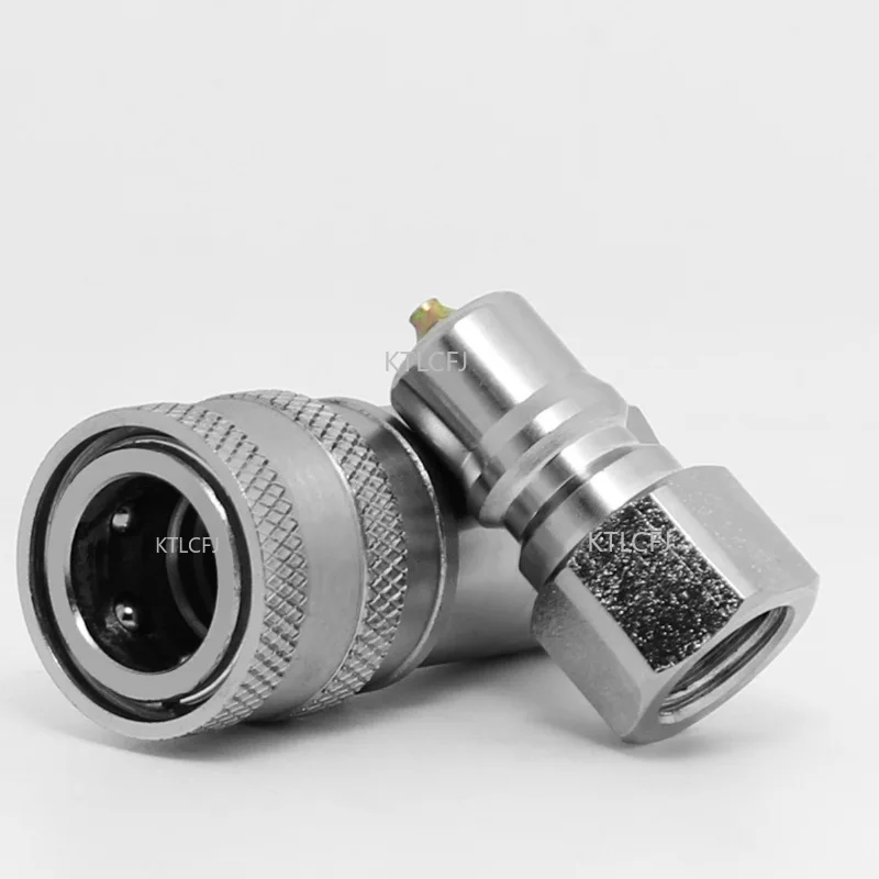 Hydraulic Quick Coupling 1/4 3/8 1/2 3/4 1 Inch Closed Quick Coupling Steel Material Plug and Socket Connector Set
Hydraulic Quick Coupling 1/4 3/8 1/2 3/4 1 Inch Closed Quick Coupling Steel Material Plug and Socket Connector Set