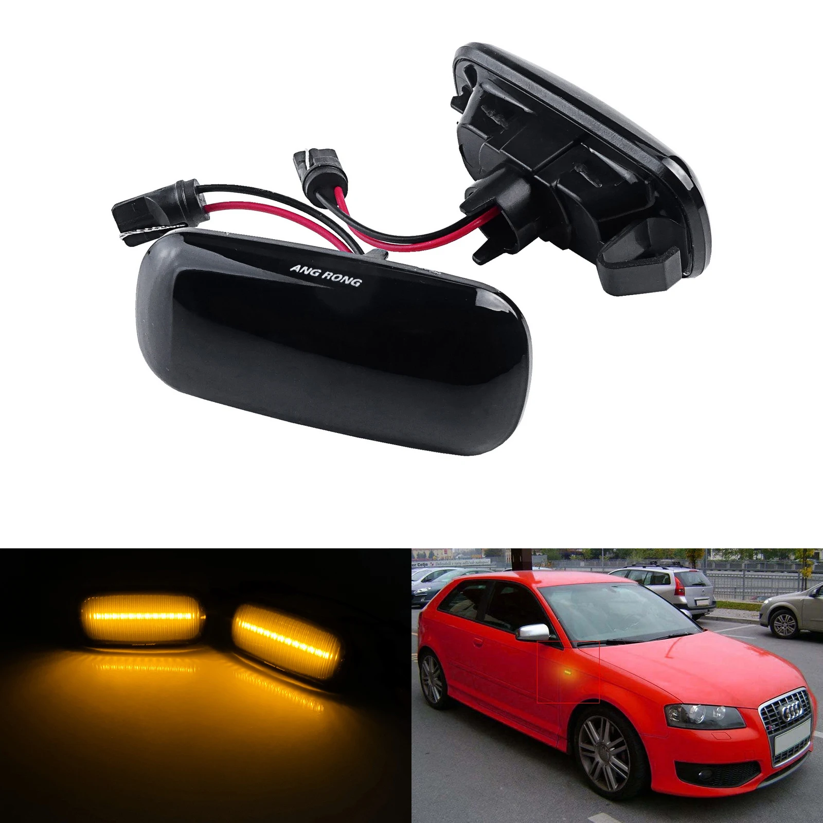 Для Audi A3 8P A4 8E 8H A6 4F A8 4E светодиодный боковой маркер Ретранслятор с черными линзами
Для Audi A3 8P A4 8E 8H A6 4F A8 4E светодиодный боковой маркер Ретранслятор с черными линзами