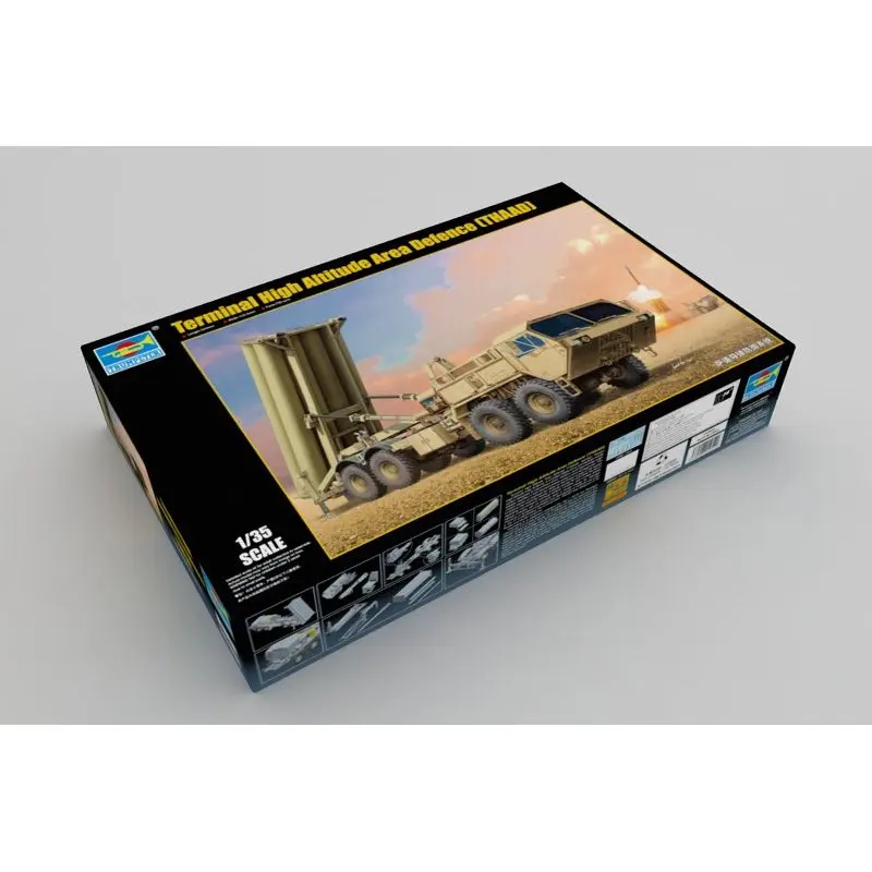 Trumpeter 01054 1/35 Terminal High Altitude Area Defence (THAAD) - Scale Model Kit
Trumpeter 01054 1/35 Terminal High Altitude Area Defence (THAAD) - Scale Model Kit