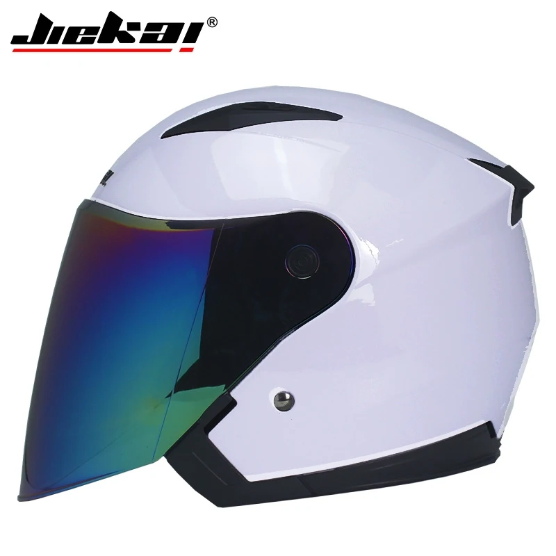 Light weight safety motorcycle Double lenses helmet JIEKAI open face helmet 6 color avialable scooter bike helmet casco moto
Light weight safety motorcycle Double lenses helmet JIEKAI open face helmet 6 color avialable scooter bike helmet casco moto