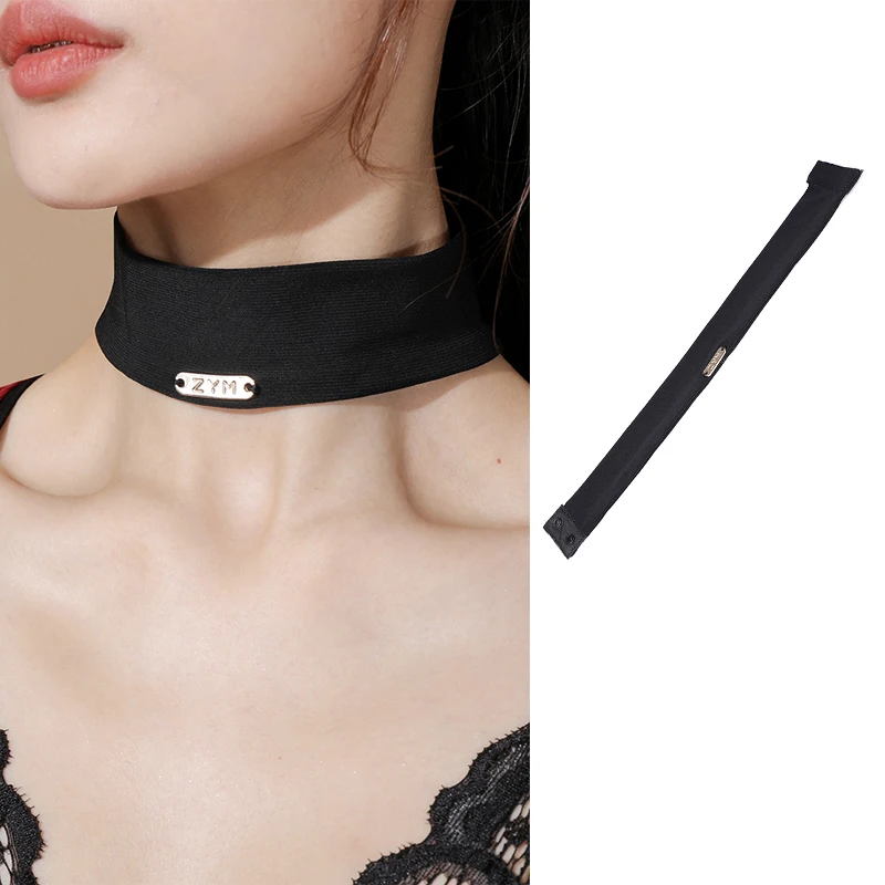 Latin Dance Accessories ZYM Letters Necklet Black Stretch Neck Collar With Logo Women Latin Dance Costume Collocation DNV14295
Latin Dance Accessories ZYM Letters Necklet Black Stretch Neck Collar With Logo Women Latin Dance Costume Collocation DNV14295