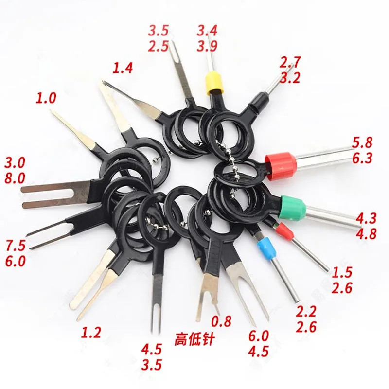 Multi-function Auto Harness Plug Terminal Remover Car Repairing Tool Removal tool Needle Retractor
Multi-function Auto Harness Plug Terminal Remover Car Repairing Tool Removal tool Needle Retractor