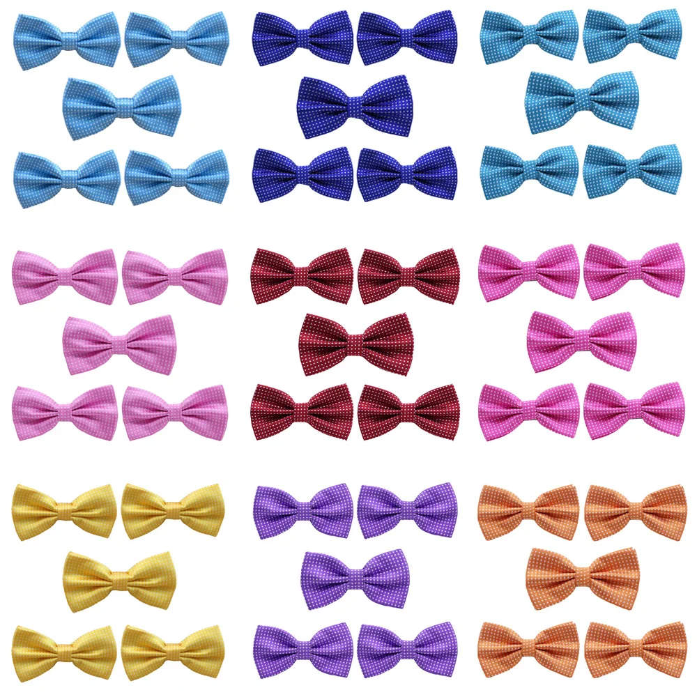 5 PCS Men White Polka Dots Bow Tie Adjustable Wedding Party Business Bowtie BWTYY1007
5 PCS Men White Polka Dots Bow Tie Adjustable Wedding Party Business Bowtie BWTYY1007