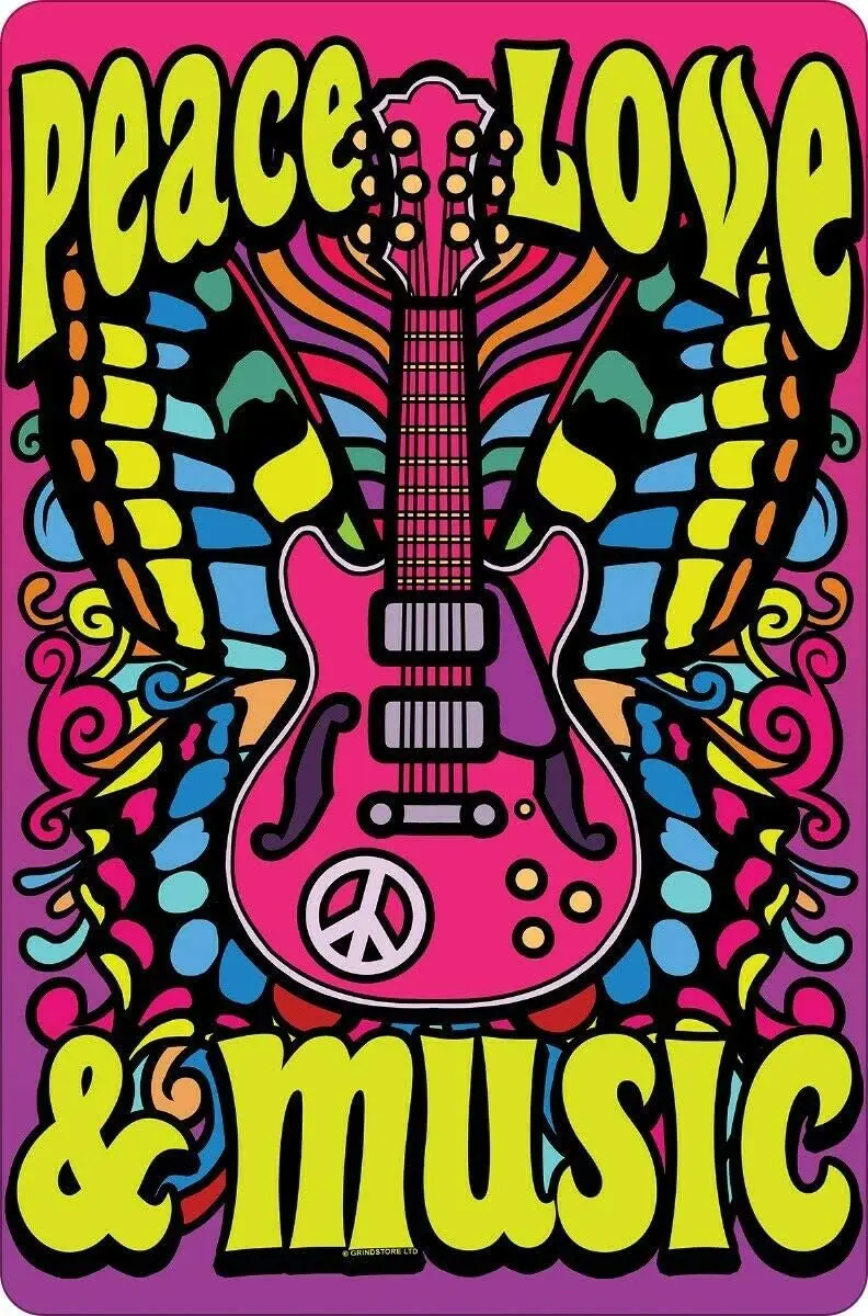 New Vintage Metal Tin Sign Peace,Love & Music Outdoor Street Garage & Home Bar Hotel Wall Decor Signs 12X8Inch
New Vintage Metal Tin Sign Peace,Love & Music Outdoor Street Garage & Home Bar Hotel Wall Decor Signs 12X8Inch