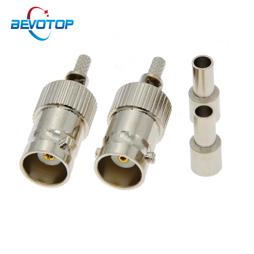 100 шт./лот гнездовой разъем BNC Window Q9 Crimp RG174 LMR100 RG316 кабельный радиочастотный разъем
100 шт./лот гнездовой разъем BNC Window Q9 Crimp RG174 LMR100 RG316 кабельный радиочастотный разъем