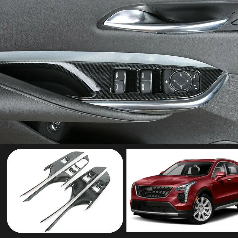 For Cadillac XT4 2018-2020 carbon fiber Window lift panel switch cover trim 4pcs
For Cadillac XT4 2018-2020 carbon fiber Window lift panel switch cover trim 4pcs