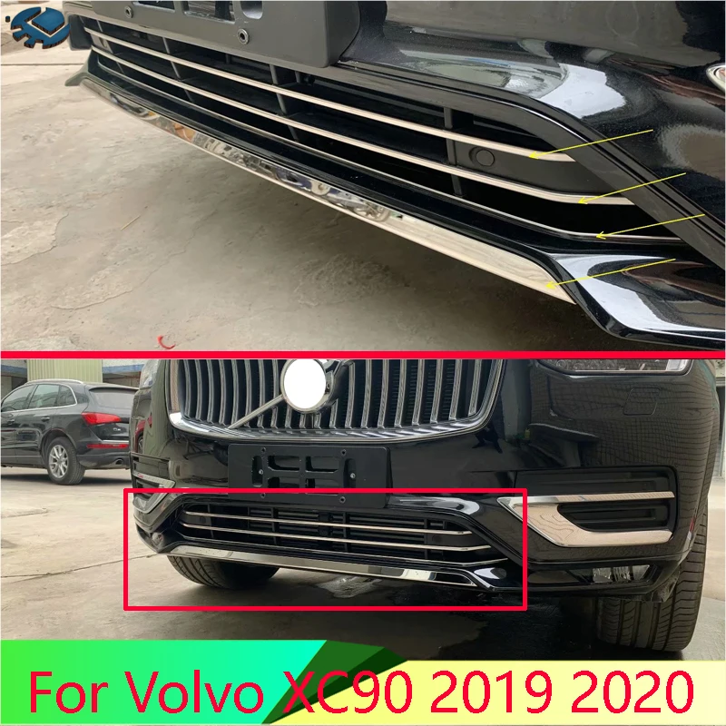 Аксессуары для автомобилей Volvo XC90 2019 2020, передний бампер из нержавеющей стали, нижняя средняя решетка
Аксессуары для автомобилей Volvo XC90 2019 2020, передний бампер из нержавеющей стали, нижняя средняя решетка
