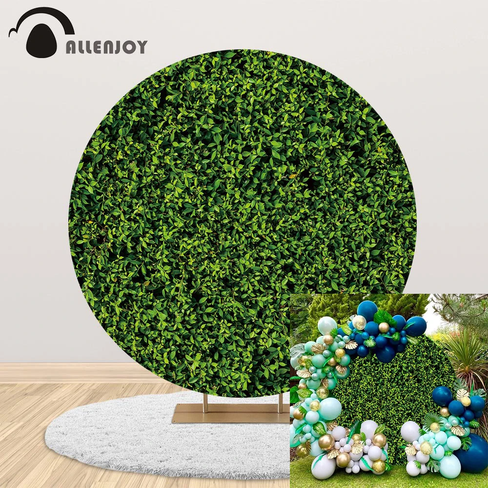 Allenjoy Photography Round Circle Backdrop Cover Plants Leaves Wall Green Nature Baby Shower Children Background Photo Photocall
Allenjoy Photography Round Circle Backdrop Cover Plants Leaves Wall Green Nature Baby Shower Children Background Photo Photocall