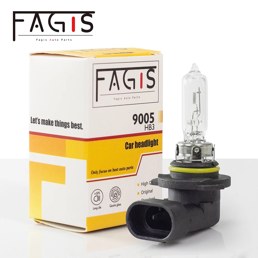Fagis 1Pcs US Brand 9005 HB3 12V 65W Halogen Light White Car Headlights 3350K Auto Bulbs Lamp Quartz Glass Fog Lights Lamps
Fagis 1Pcs US Brand 9005 HB3 12V 65W Halogen Light White Car Headlights 3350K Auto Bulbs Lamp Quartz Glass Fog Lights Lamps