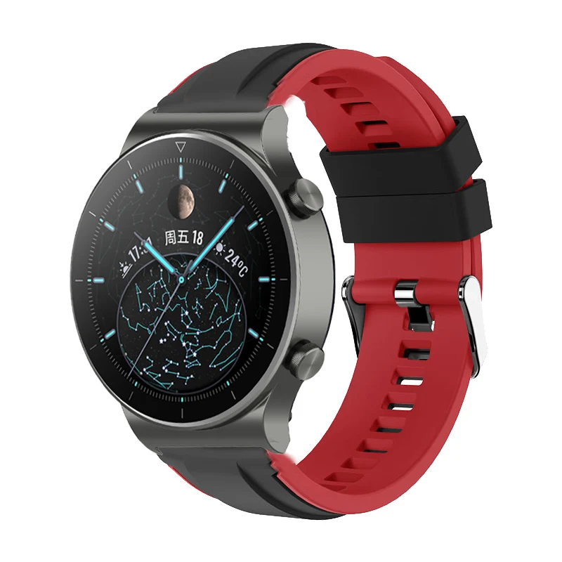 22MM Silicone Strap For Huawei Watch GT 2 Pro/GT 2 46MM Honor GS Pro Smart Bands Bracelet For TicWatch Pro 2020 Wristband Correa
22MM Silicone Strap For Huawei Watch GT 2 Pro/GT 2 46MM Honor GS Pro Smart Bands Bracelet For TicWatch Pro 2020 Wristband Correa