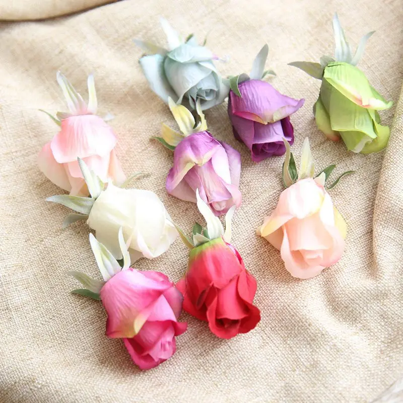 10PCS/Lot 4.5CM Artificial Rose Bud Home Decor Rose Flowers Heads Wedding DIY Decoration Wreath Background Wall Decoration
10PCS/Lot 4.5CM Artificial Rose Bud Home Decor Rose Flowers Heads Wedding DIY Decoration Wreath Background Wall Decoration