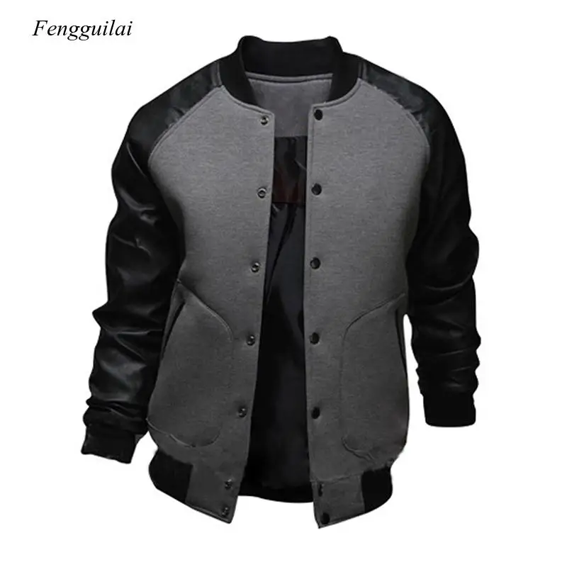 autumn man jacket coat casual hip hop baseball jacket men fashion streetwear Patchwork jacket men chaqueta hombre
autumn man jacket coat casual hip hop baseball jacket men fashion streetwear Patchwork jacket men chaqueta hombre