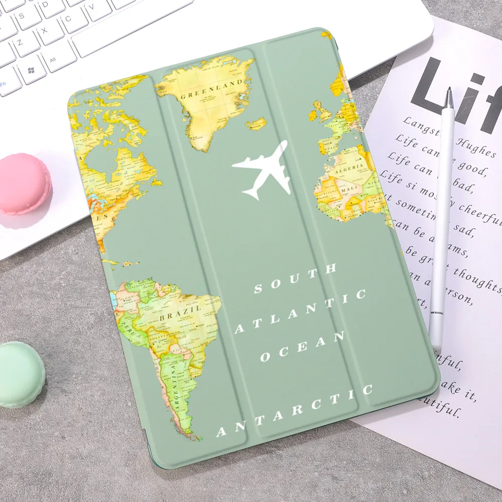 Travel map For Air 4 Silicone Case iPad Pro 2020 10.5 with Pencil Holder 10.2 inch 8th Generation 7th For 12.9 Pro 2018 Mini 4 5
Travel map For Air 4 Silicone Case iPad Pro 2020 10.5 with Pencil Holder 10.2 inch 8th Generation 7th For 12.9 Pro 2018 Mini 4 5