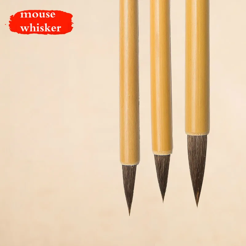 3PCS Mouse Whisker Brush Pen Set Chinese Calligraphy Drawing Brushes Regular Script Calligraphy Painting Writing Lian Brushes
3PCS Mouse Whisker Brush Pen Set Chinese Calligraphy Drawing Brushes Regular Script Calligraphy Painting Writing Lian Brushes
