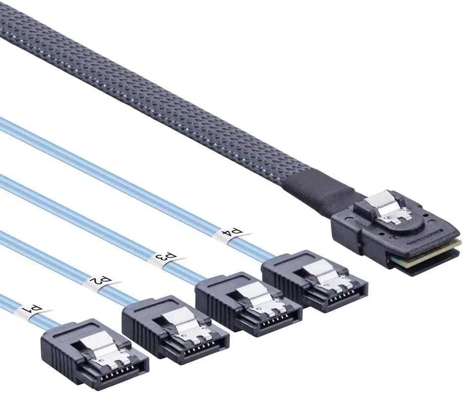6G Внутренняя Mini SAS 36pin SFF-8087 мужчина к 4X SATA 7pin женский разветвитель кабеля, 0,5-м (1.6ft)
6G Внутренняя Mini SAS 36pin SFF-8087 мужчина к 4X SATA 7pin женский разветвитель кабеля, 0,5-м (1.6ft)