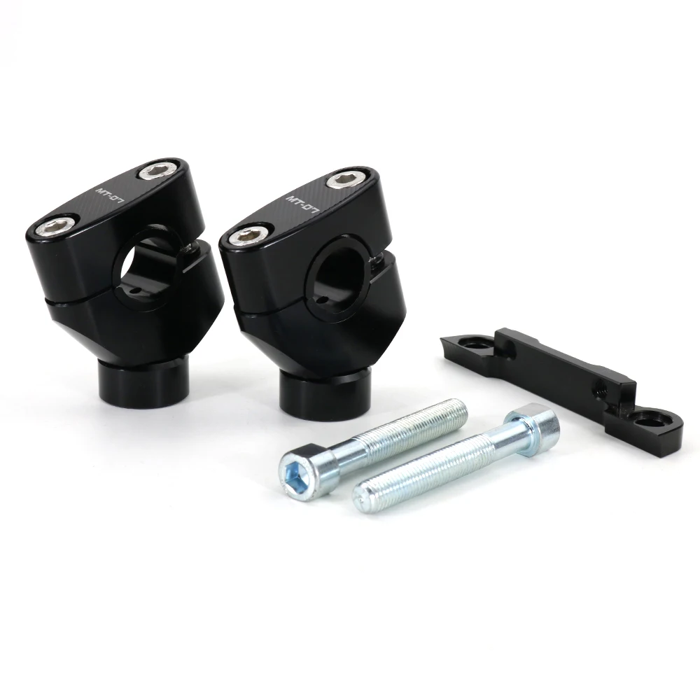 Motorcycle Handlebar Riser Bar Clamp Set Mounts For FatBar 28.6mm and OEM Handlebar 22.2mm Bikers Yamaha MT-07 FZ-07 2015-2020
Motorcycle Handlebar Riser Bar Clamp Set Mounts For FatBar 28.6mm and OEM Handlebar 22.2mm Bikers Yamaha MT-07 FZ-07 2015-2020