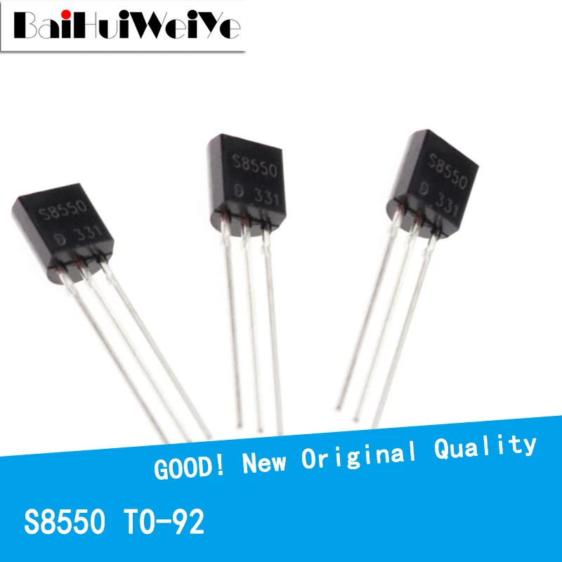100PCS/LOTE S8550 S8550D TO-92 8550 TO92 Triode Transistor 0.5A/40V New Good Quality Chipset
100PCS/LOTE S8550 S8550D TO-92 8550 TO92 Triode Transistor 0.5A/40V New Good Quality Chipset