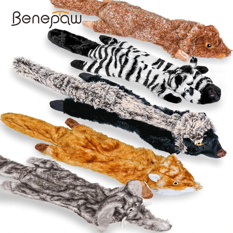 Benepaw No Stuffing Plush Dog Toys Interactive Squeaky Eco-friendly Safe Bite-resistant Animal Shaped Puppy Pet Toys Chew
Benepaw No Stuffing Plush Dog Toys Interactive Squeaky Eco-friendly Safe Bite-resistant Animal Shaped Puppy Pet Toys Chew