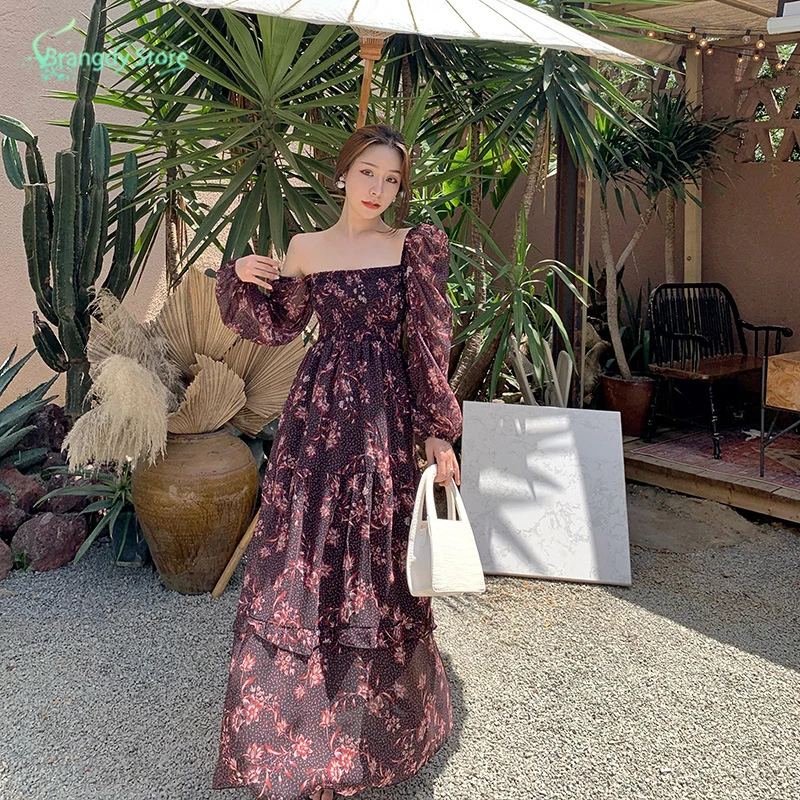 Elegant Cottagecore Women White French Puff Sleeve Chiffon Dress Korean Japan Style Sweet Vintage Retro Summer Dress 2021
Elegant Cottagecore Women White French Puff Sleeve Chiffon Dress Korean Japan Style Sweet Vintage Retro Summer Dress 2021