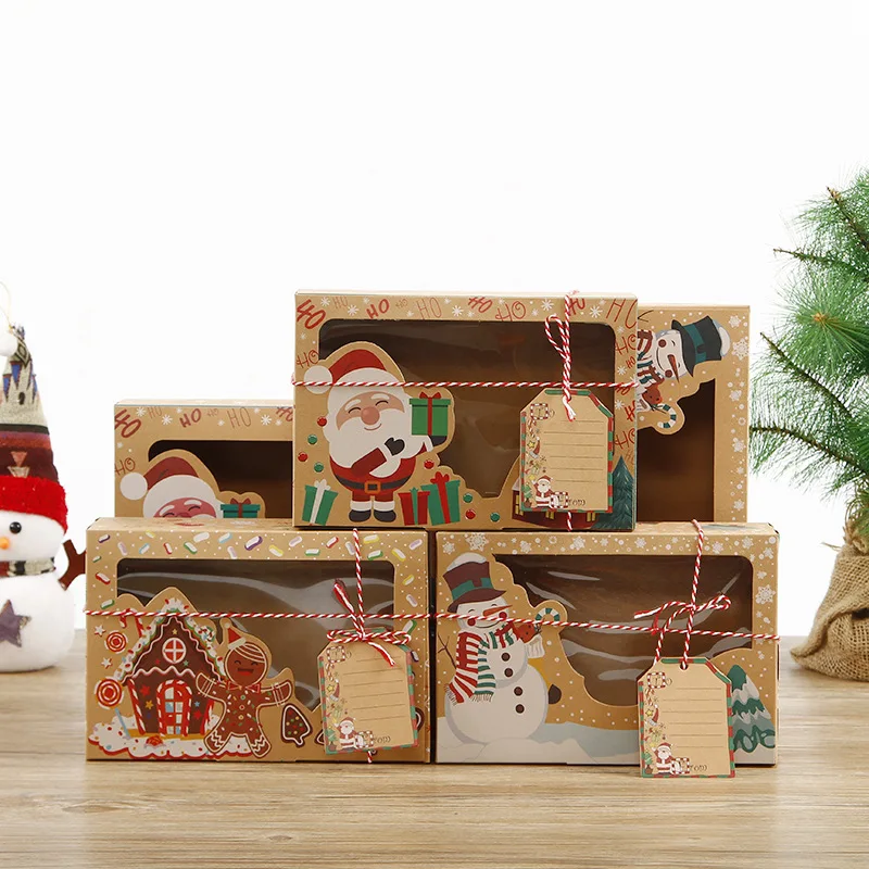 24pcs Kraft Black Paper Gift Box With Window Birthday Wedding Christmas Candy Cookie Chocolate DIY Boxes
24pcs Kraft Black Paper Gift Box With Window Birthday Wedding Christmas Candy Cookie Chocolate DIY Boxes