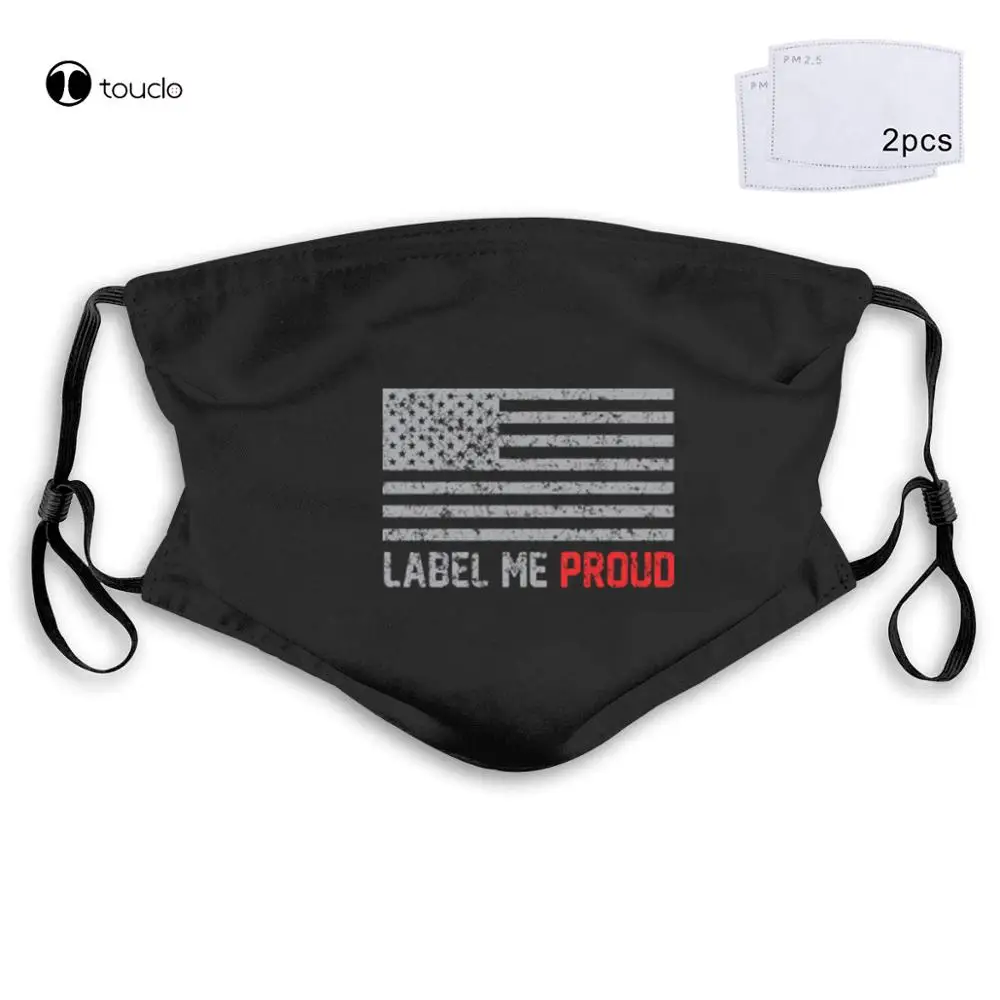 Fashion Label Me Proud American Flag Patriot Men's 1593 Face Mask Filter Pocket Cloth Reusable Washable
Fashion Label Me Proud American Flag Patriot Men's 1593 Face Mask Filter Pocket Cloth Reusable Washable