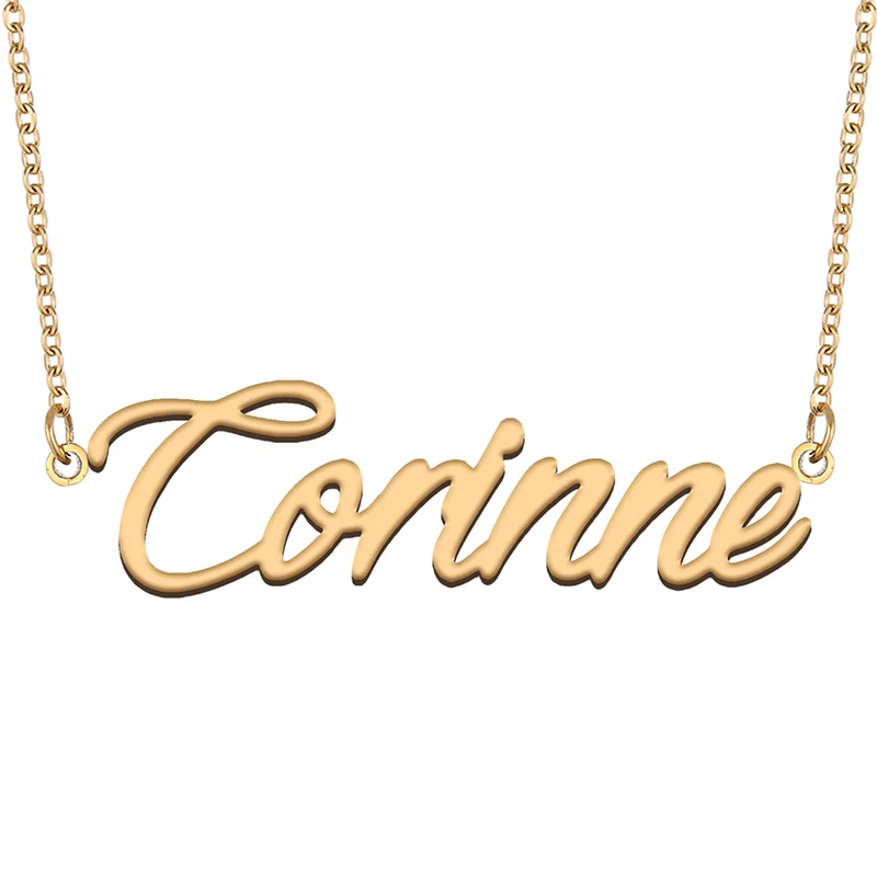 Necklace with Name Corinne for His Her Family Member Best Friend Birthday Gifts on Christmas Mother Day Valentine's Day
Necklace with Name Corinne for His Her Family Member Best Friend Birthday Gifts on Christmas Mother Day Valentine's Day