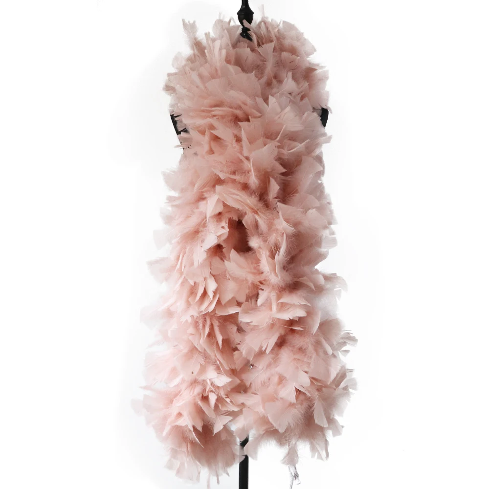 2Yards Leather Pink Natural Feathers 200 Grams Fluffy Turkey Feather Boa Shawl Costume Stage Party Wedding Plumes Dress Crafts
2Yards Leather Pink Natural Feathers 200 Grams Fluffy Turkey Feather Boa Shawl Costume Stage Party Wedding Plumes Dress Crafts