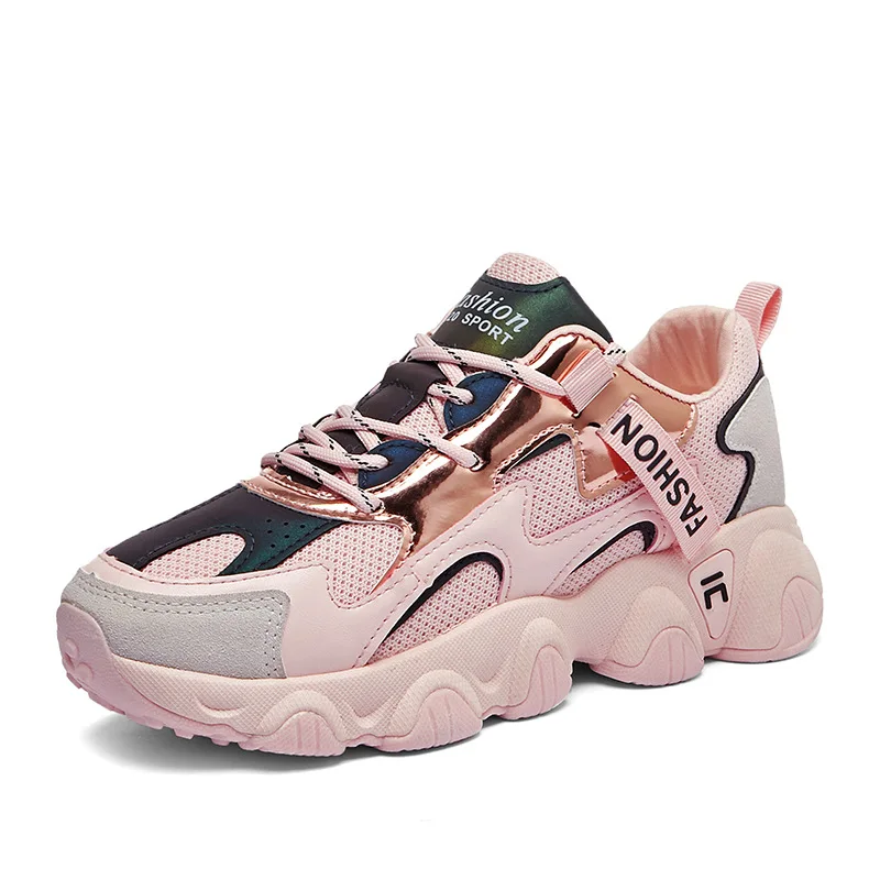 Chunky Sneakers 2021 New Women's Fashion Lace Basket Sneakers Daddy Breathable Thick Bottom Mesh Women's Sneakers
Chunky Sneakers 2021 New Women's Fashion Lace Basket Sneakers Daddy Breathable Thick Bottom Mesh Women's Sneakers
