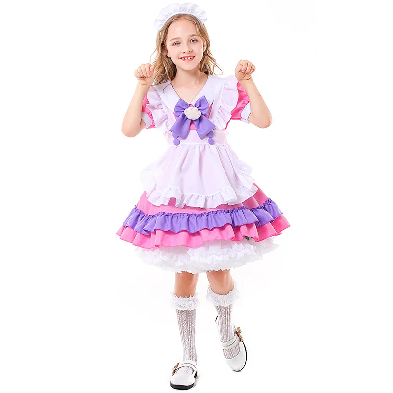 Pink Cute Girls Halloween Maid Waitress Costumes Kids Children Housekeeper Cosplay Carnival Purim Parade Role Play Party Dress
Pink Cute Girls Halloween Maid Waitress Costumes Kids Children Housekeeper Cosplay Carnival Purim Parade Role Play Party Dress