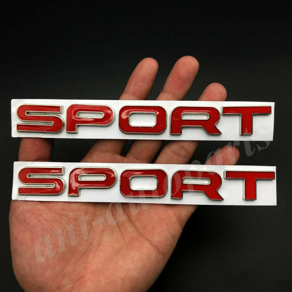 2x Metal Red Sport Car Emblem Badge Trunk Decals Sticker Luxury New Supercharged
2x Metal Red Sport Car Emblem Badge Trunk Decals Sticker Luxury New Supercharged