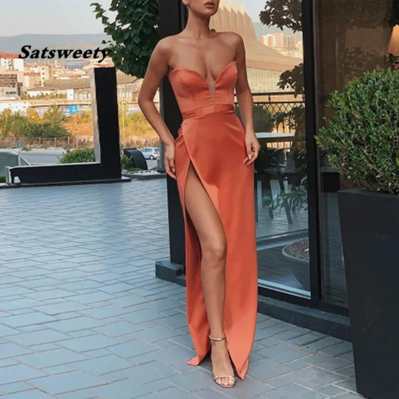 Evening Dress Spaghetti Strap Formal Dress Vestido Dress Party Side Split Robe De Soiree Sexy Vestidos Elegantes Abiye
Evening Dress Spaghetti Strap Formal Dress Vestido Dress Party Side Split Robe De Soiree Sexy Vestidos Elegantes Abiye