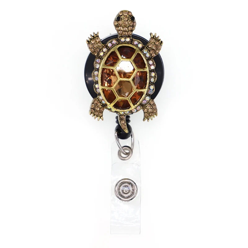 10pcs/lot Free Shipping Rhinestone Animal Turtle Retractable badge Holder Enamel ID Badge Reel With Clips
10pcs/lot Free Shipping Rhinestone Animal Turtle Retractable badge Holder Enamel ID Badge Reel With Clips