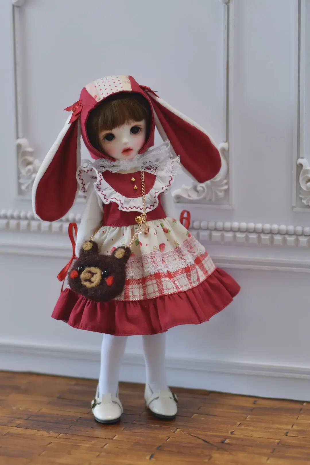Комплект одежды для куклы BJD, подходит для 1-6 blyth ob24 размер, красное, розовое милое платье, юбка, аксессуары для куклы
Комплект одежды для куклы BJD, подходит для 1-6 blyth ob24 размер, красное, розовое милое платье, юбка, аксессуары для куклы