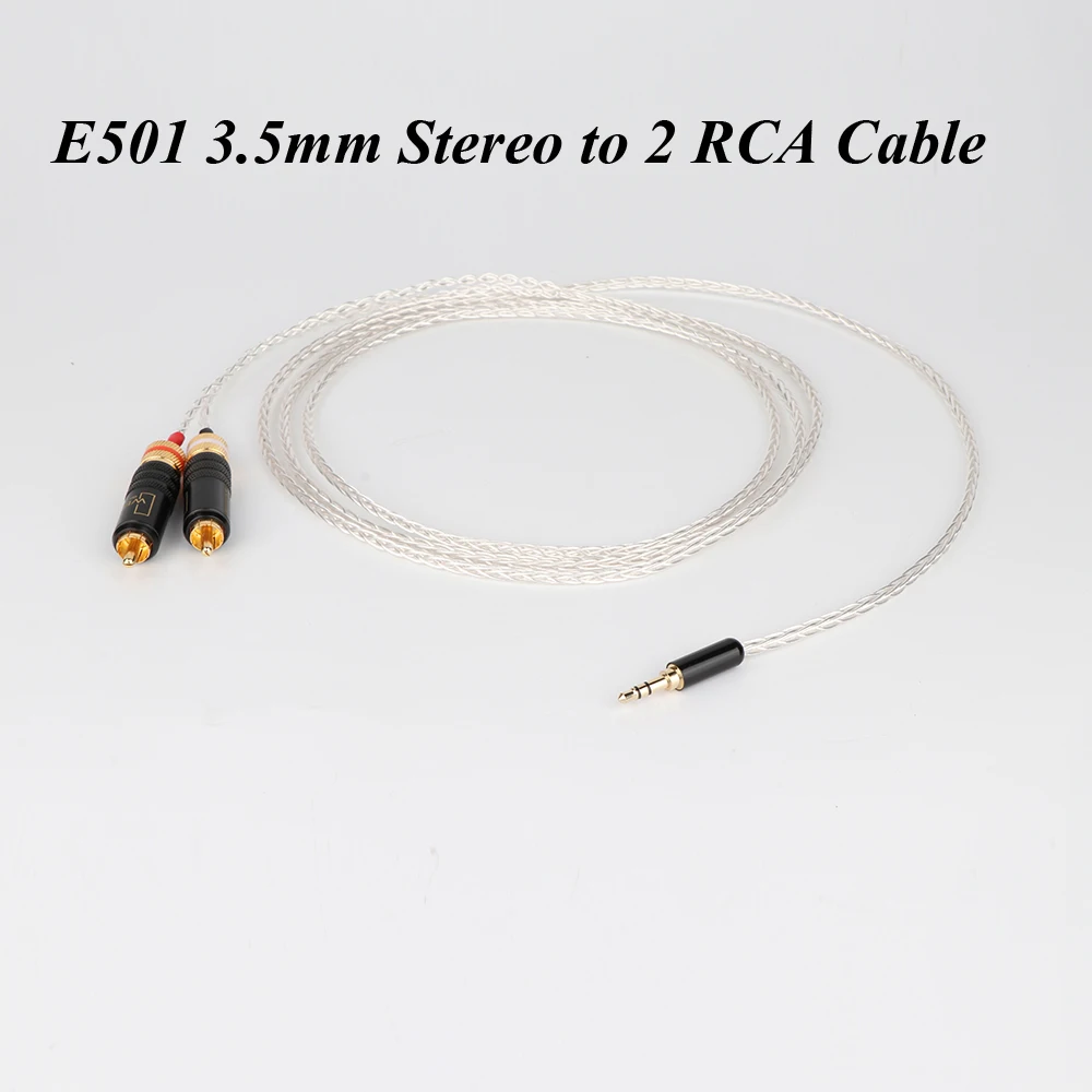 E501 чисто посеребренный 3,5 мм стерео к 2 RCA кабель Hi-end 3,5 мм к двойному RCA кабелю для усилителя телефона домашнего кинотеатра
E501 чисто посеребренный 3,5 мм стерео к 2 RCA кабель Hi-end 3,5 мм к двойному RCA кабелю для усилителя телефона домашнего кинотеатра