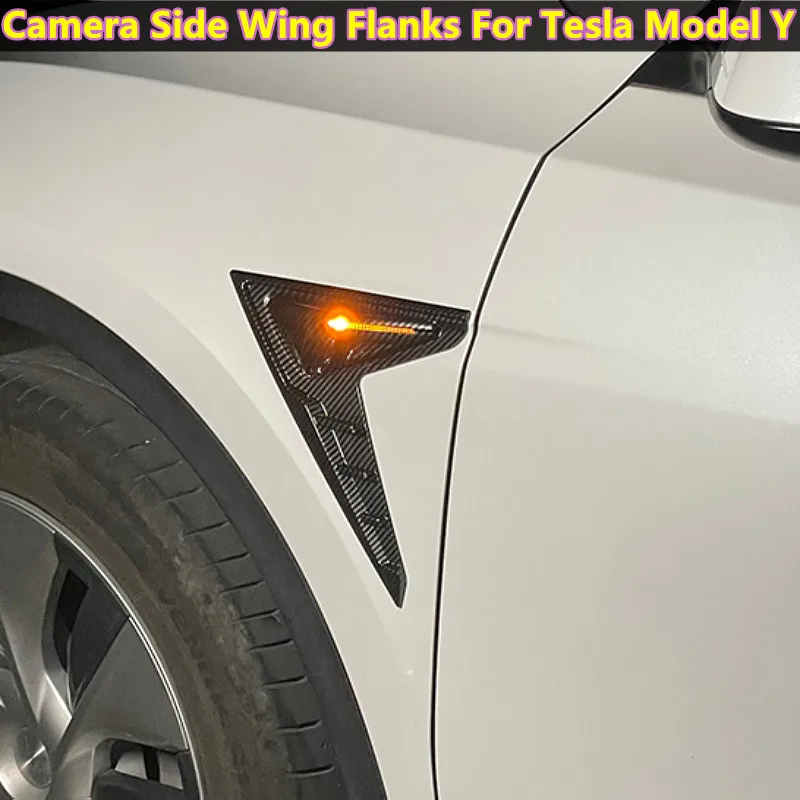 2Pcs Camera Flanks Car Side Wing Panel Spoiler Dust Cover Decoration Modification Accessories For Tesla Model 3 Y model 3 2021
2Pcs Camera Flanks Car Side Wing Panel Spoiler Dust Cover Decoration Modification Accessories For Tesla Model 3 Y model 3 2021