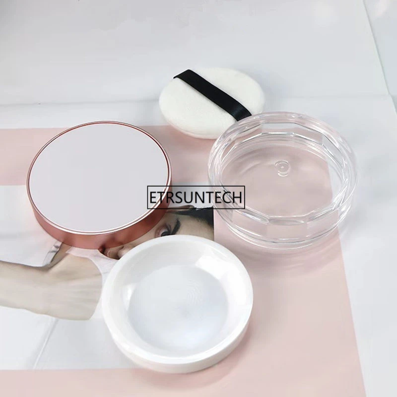 50pcs 20g loose powder plastic elastic net jar makeup portable blush can filled box cosmetic Packaging container with puff F3853
50pcs 20g loose powder plastic elastic net jar makeup portable blush can filled box cosmetic Packaging container with puff F3853