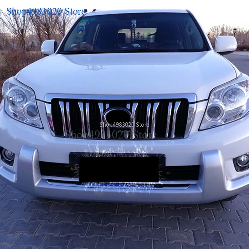 Хромированный АБС-пластик, передняя решетка радиатора, Накладка для Toyota Land Cruiser Prado 150, 2010, 2011, 2012, 2013, аксессуары
Хромированный АБС-пластик, передняя решетка радиатора, Накладка для Toyota Land Cruiser Prado 150, 2010, 2011, 2012, 2013, аксессуары
