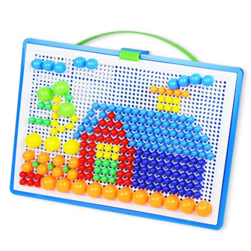 1Set 296Pcs mushroom nail DIY Puzzle toys children's educational toyschildren's intelligent 3D puzzle game Jigsaw board gifts
1Set 296Pcs mushroom nail DIY Puzzle toys children's educational toyschildren's intelligent 3D puzzle game Jigsaw board gifts