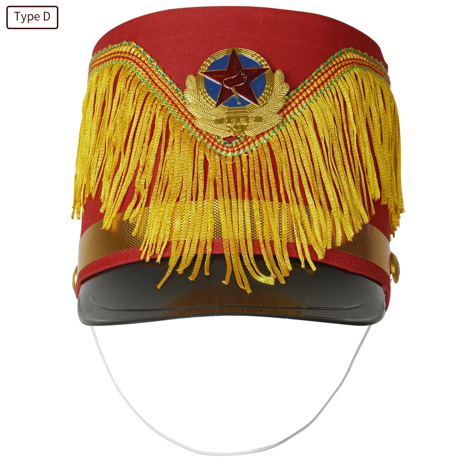 Halloween Cosplay Soldier Hat Drum Major Hat Marching Band Hat Hat-nutcracker Costume Accessories Military Cap Performance Props
Halloween Cosplay Soldier Hat Drum Major Hat Marching Band Hat Hat-nutcracker Costume Accessories Military Cap Performance Props